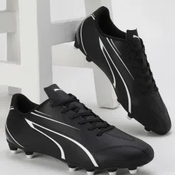 Puma Men's VITORIA FG/AG Black Football Shoes-picture-17