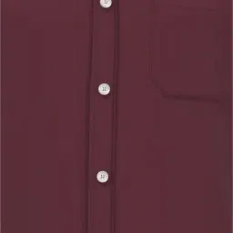 Peter England Maroon Regular Fit Shirts image 4