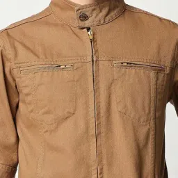 High Star Brown Regular Fit Jacket image 4