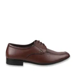 Mochi Men's Brown Derby Shoes-picture-27