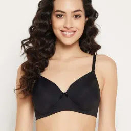 Clovia Black T-Shirt Bra-image-44