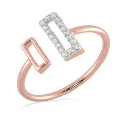 Malabar Gold and Diamonds 18k Yellow Gold Diamond Band Ring for Women-picture-36