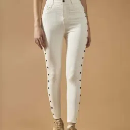 Dolce Crudo White Skinny Fit Jeans-picture-45