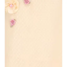 Cutecumber Kids Cream Embellished Jumpsuit image 4