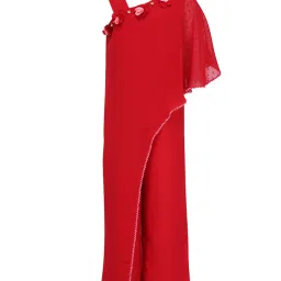 Cutecumber Kids Red Applique Jumpsuit image 1