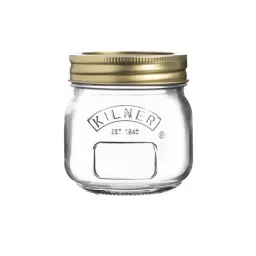 Kilner Transparent & Golden 8 cm Mouth Preserve Jar (0.25 L) - Set of 1 image 2