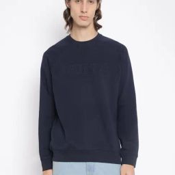 Guess Navy Blue Regular Fit Sweatshirt-picture-36