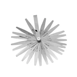 Buyohlic International Feeler Gauge with Stainless Steel Body Metric Measurement System & 26 Blades, 93-Q62E-LB3W (Pack of 3)-image-99