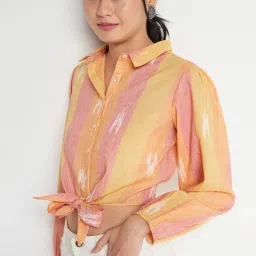 Global Desi Multicolor Printed Shirt image 3