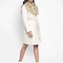 Crimsoune Club Beige Regular Fit Coat image 3