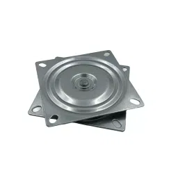 Ebco Turn Table Mechanism Heavy Silver Finish, Size 200 x 200 x 21 mm for Turning Tables or Swivel Units, TTMH-200 image 3