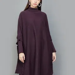 Colour Me by Melange Purple Regular Fit Sweater-picture-15