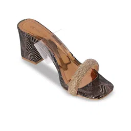 KNEETOES Embellished Block Peep Toes image 3