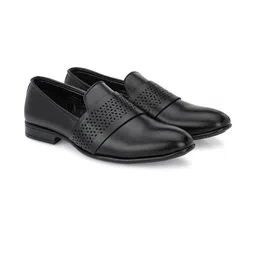 G L Trend Men Perforations Patent Leather Mojaris-image-32