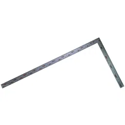 Shinwa Rules Thick & Wide Curved Scale with Magnet Silver 2 mm Thickness, 2008815 image 2