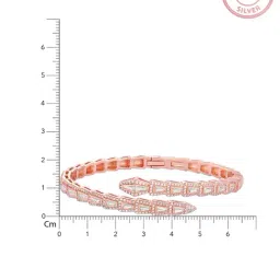 Touch925 925 Silver Trion Edge Classic Bracelet image 5