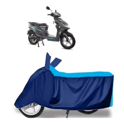 Auto Pearl Two Wheeler Cover for Hero Electric Motocorp Electric Atria - Cyan, Blue-image-54