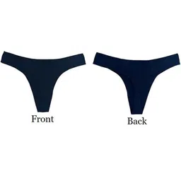 ORLIZEA Women Pack Of 6 Low-Rise Viscose Cotton Lycra Thong Briefs image 4
