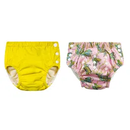 Chinmay Kids Reusable Swim Diaper Pants Pack of 2 Soft Adjustable and Leak-Proof Unisex Swimming Pool Wear for Infant Boys and Girls-picture-28
