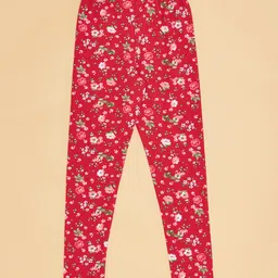 YU by Pantaloons Pack Of 2 Floral Printed & Solid Leggings - Multi Colour image 5