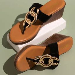 Inc.5 Women's Black T-Strap Wedges-picture-21