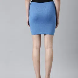 showoffff SHOWOFF Blue Mini Skirt image 2