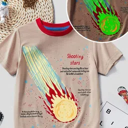 LULU & SKY Boys Graphic Printed Round Neck T-shirt image 3