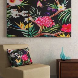 SEJ by Nisha Gupta Multicolor Framed Wall Arts - Set of 3-picture-32
