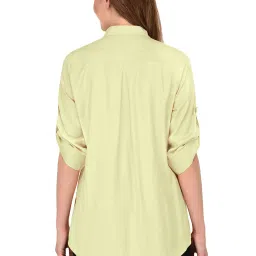 PATRORNA Cream Regular Fit Shirt image 2