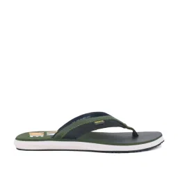 Sparx Men's Olive Flip Flops image 2