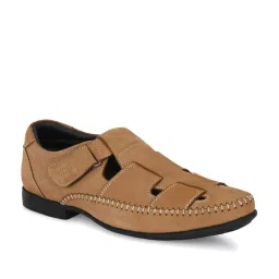 Hitz Men's Tan Fisherman Sandals image 2