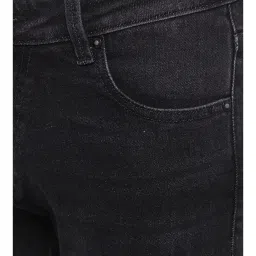Spykar Black Skinny Fit Low Rise Jeans image 4