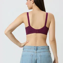 Libertina Non-Wired Non Padded All Day Comfort Full Coverage Cotton T-shirt Bra image 2