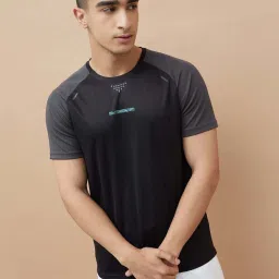 Fame Forever By Lifestyle Black Regular Fit Printed T-Shirt image 1