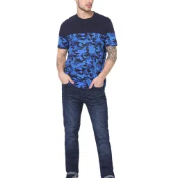 celio celio* Dark Indigo Slim Fit Lightly Washed Jeans image 5