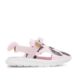 Puma Kids Pearl Pink & Black Casual Sandals image 1
