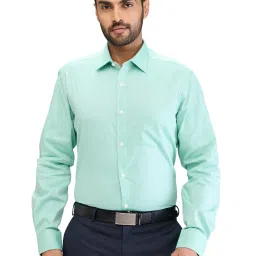 Park Avenue Green Regular Fit Shirt image 1