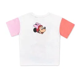H by Hamleys Kids White Minnie Print T-Shirt image 2