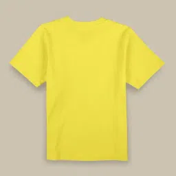 Kidsville Boys Yellow Cotton Printed T-Shirt image 5