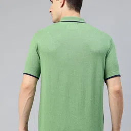 Pierre Carlo Men Solid Polo Collar T-shirt image 5