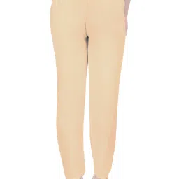 PATRORNA Peach Mid Rise Relaxed Fit Boyfriend Trousers image 2