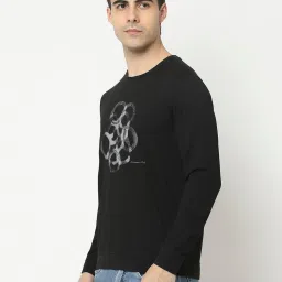 Crimsoune Club Black Regular Fit Printed Sweatshirt image 3