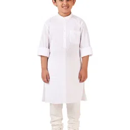 Fabindia Kids White Printed Kurta-picture-10