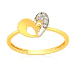 Malabar Gold and Diamonds 18k Gold Heart Ring for Women-picture-37