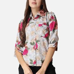 Cation Grey Printed Shirt-picture-46