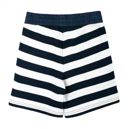 Puma Kids Navy & White Striped T4C Shorts image 2