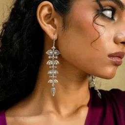 Shaya 925 Silver Oxidized Sajna Sawarna Jewellery Set-image-72