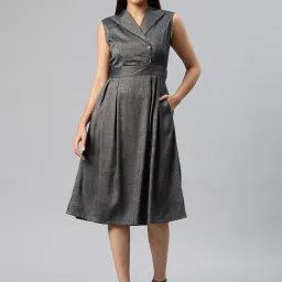 Cottinfab Grey A Line Dress image 1