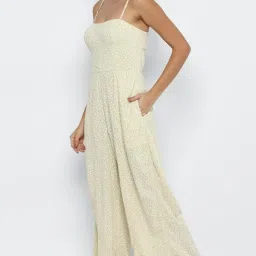 American Eagle Outfitters Green Floral Print Jumpsuit image 3