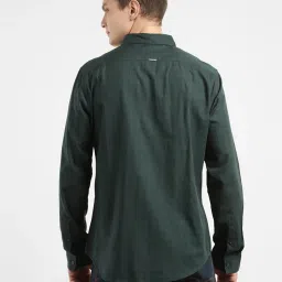 Levi's Green Cotton Slim Fit Checks Shirt image 2